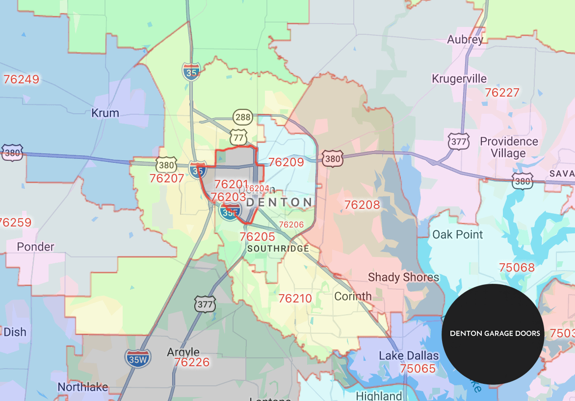 denton-texas-map